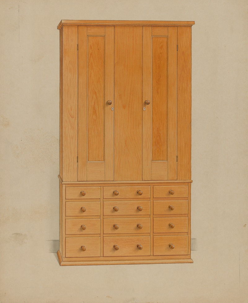 Alfred H. Smith - Shaker Cabinet with Drawers