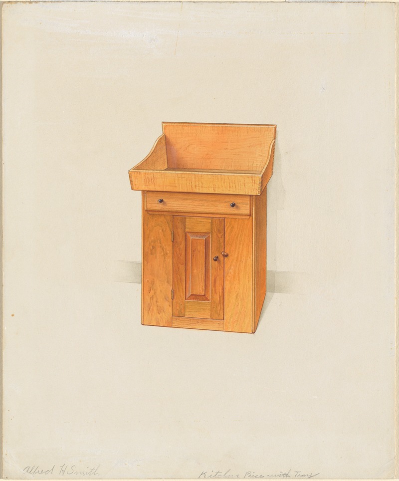 Alfred H. Smith - Shaker Kitchen Piece with Tray