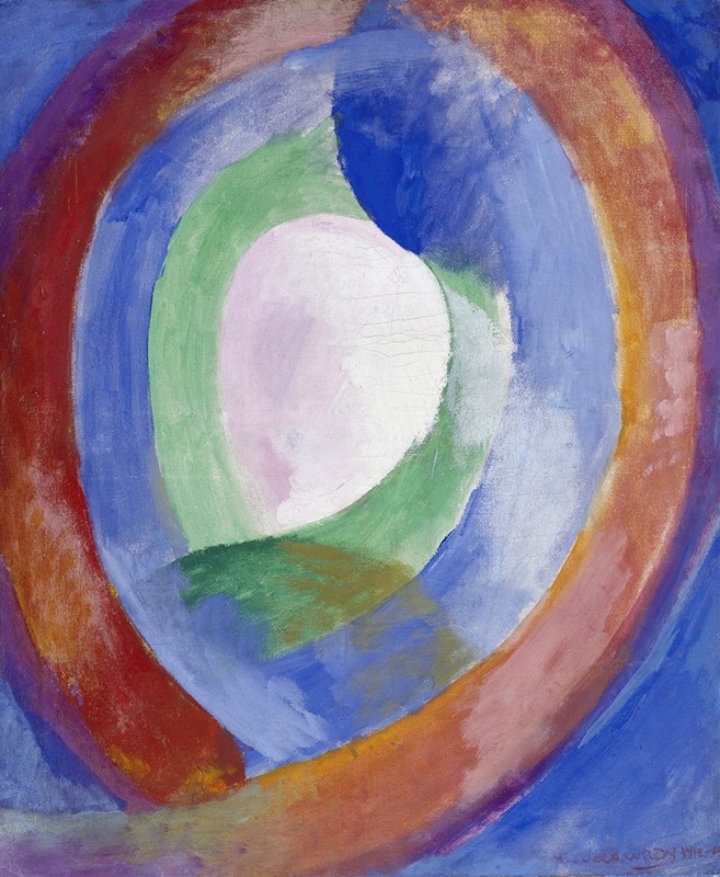 Robert Delaunay - Formes circulaires, lune no. 1