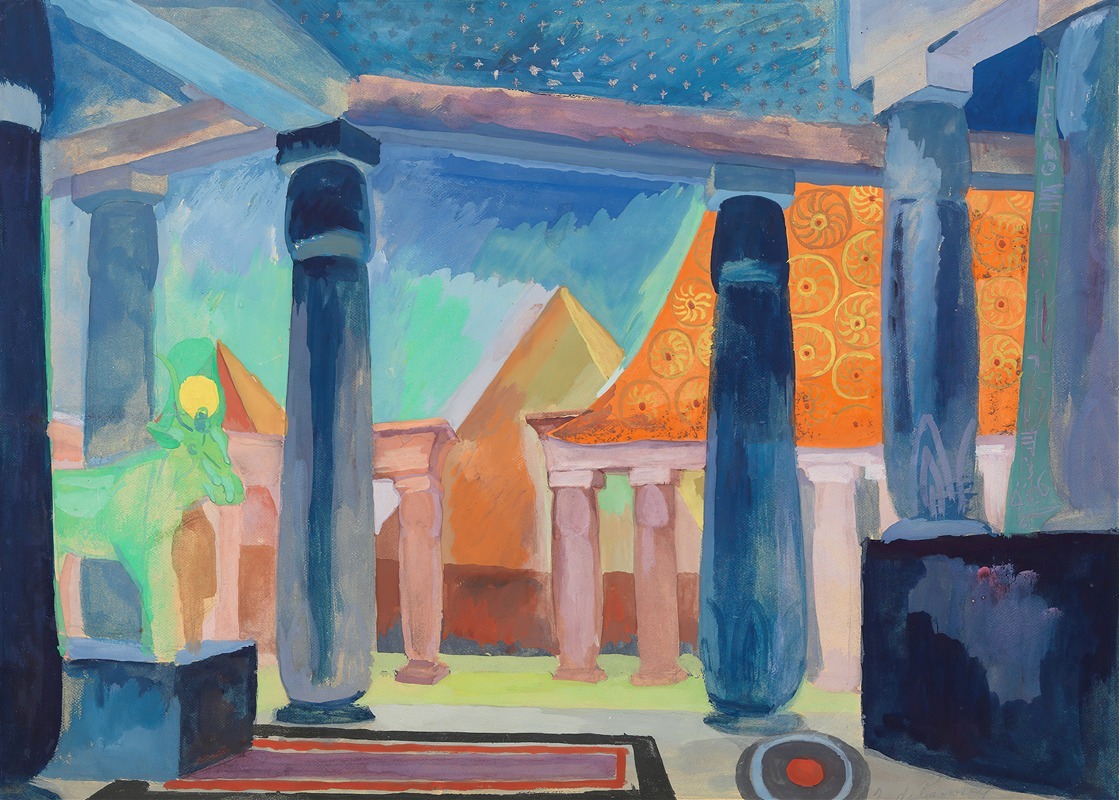 Robert Delaunay - Stage Design for Cleopatra Object