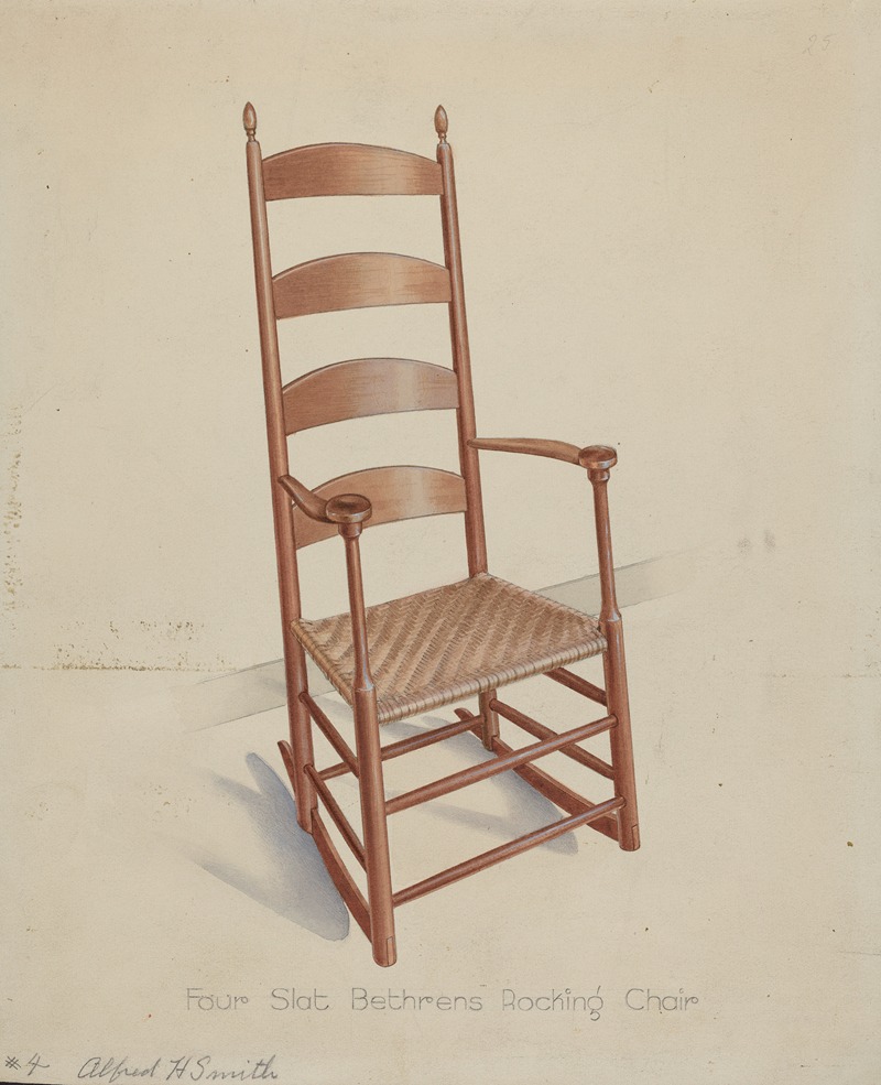 Alfred H. Smith - Shaker Rocking Chair