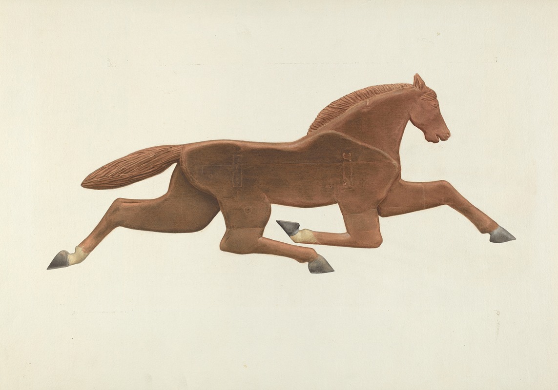 Alfred H. Smith - Wooden Horse Weather Vane