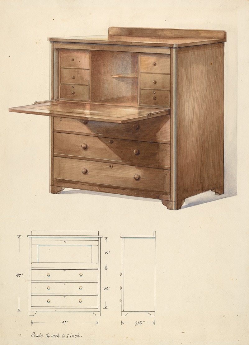 Alfred Koehn - Bishop Hill – Desk