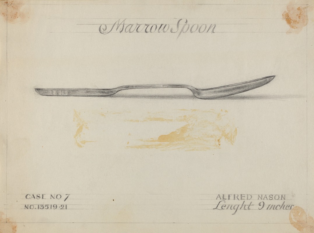 Alfred Nason - Silver Marrow Spoon