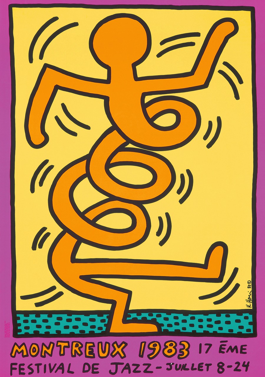 Montreux Jazz Festival By Keith Haring - Artvee