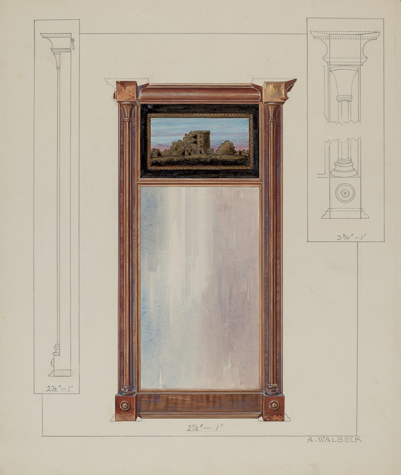 Alfred Walbeck - Colonial Mirror