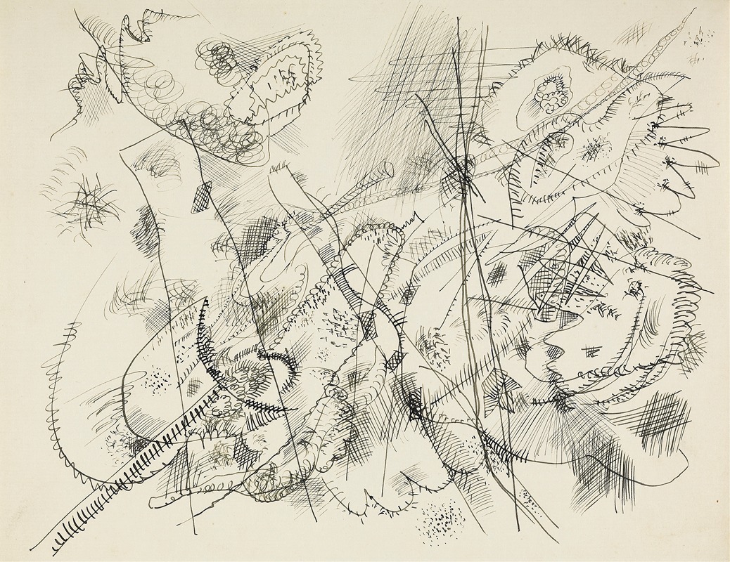 Wassily Kandinsky - Design for an etching