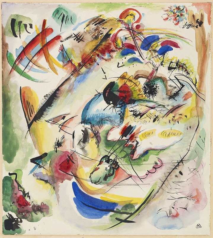 Wassily Kandinsky - Draft for ‘Dreamy Improvisation’
