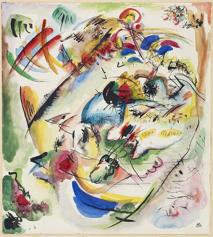 Wassily Kandinsky - draft for ‘Träumerische Improvisation’