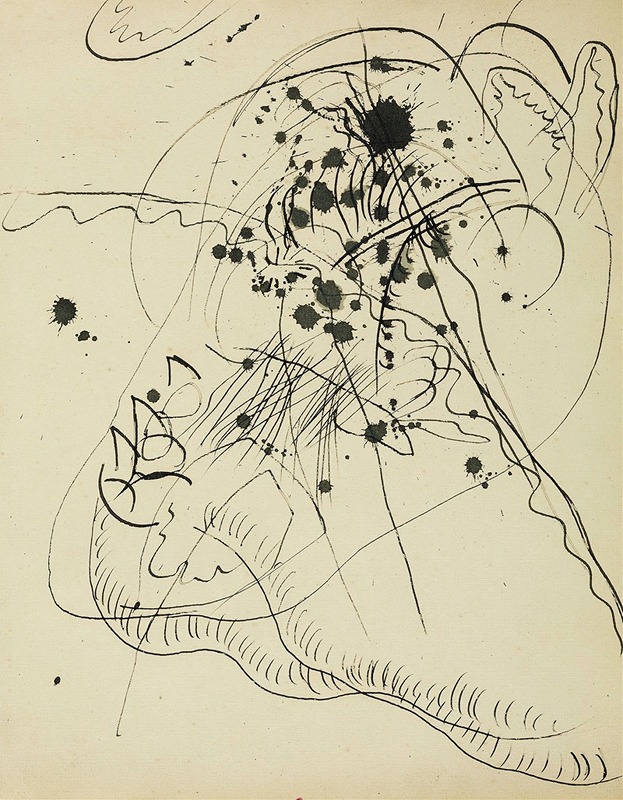 Wassily Kandinsky - Drawing after ‘Blauer Fleck