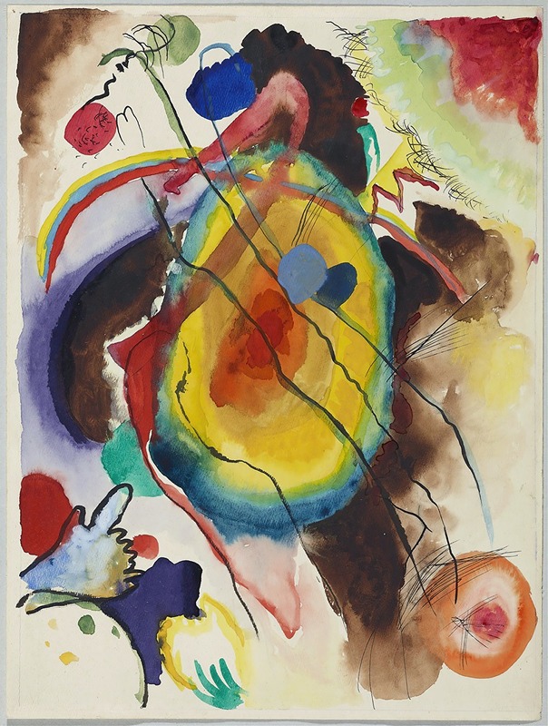 Wassily Kandinsky - Entwurf zu einem Wandbild für Edwin R. Campbell