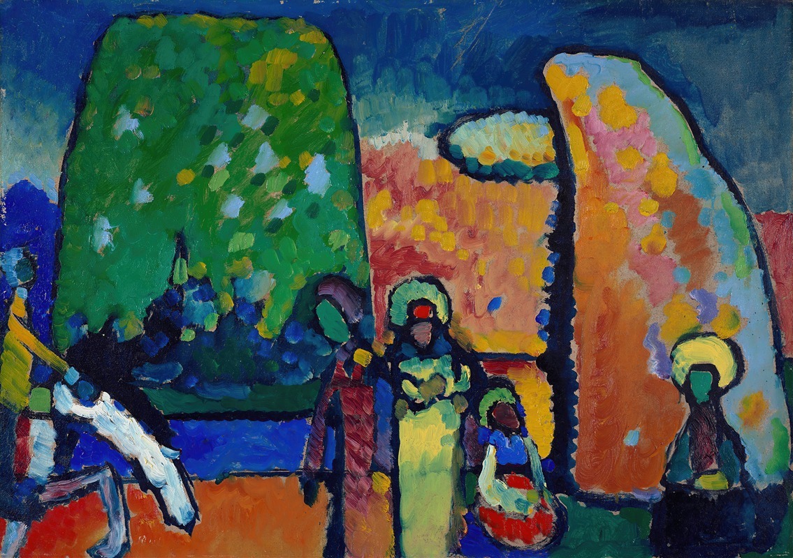 Wassily Kandinsky - Study on Improvisation No. 2 (Funeral March)