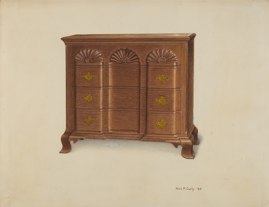 Alvin M. Gully - Block Front Chest of Drawers