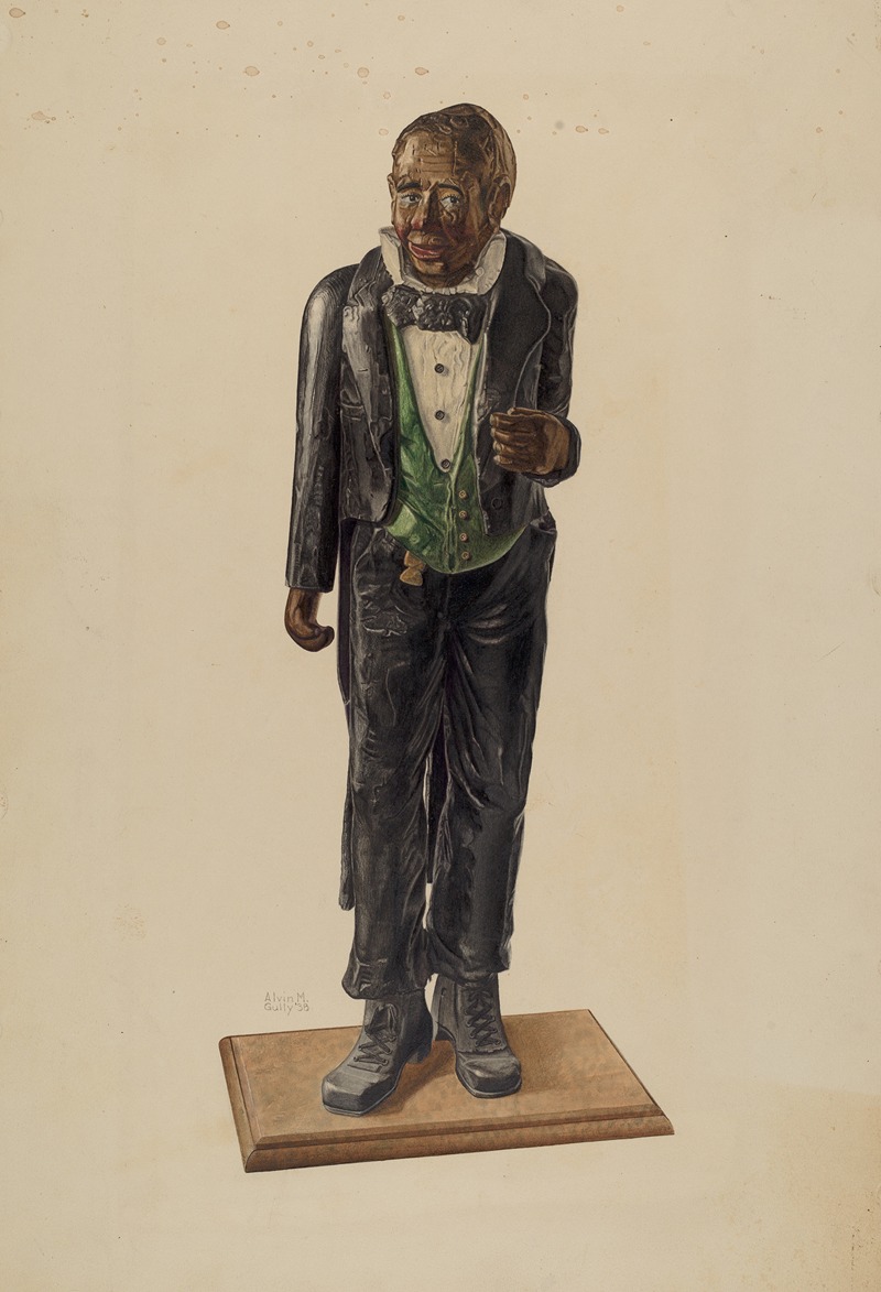 Alvin M. Gully - Hotel Porter Figure