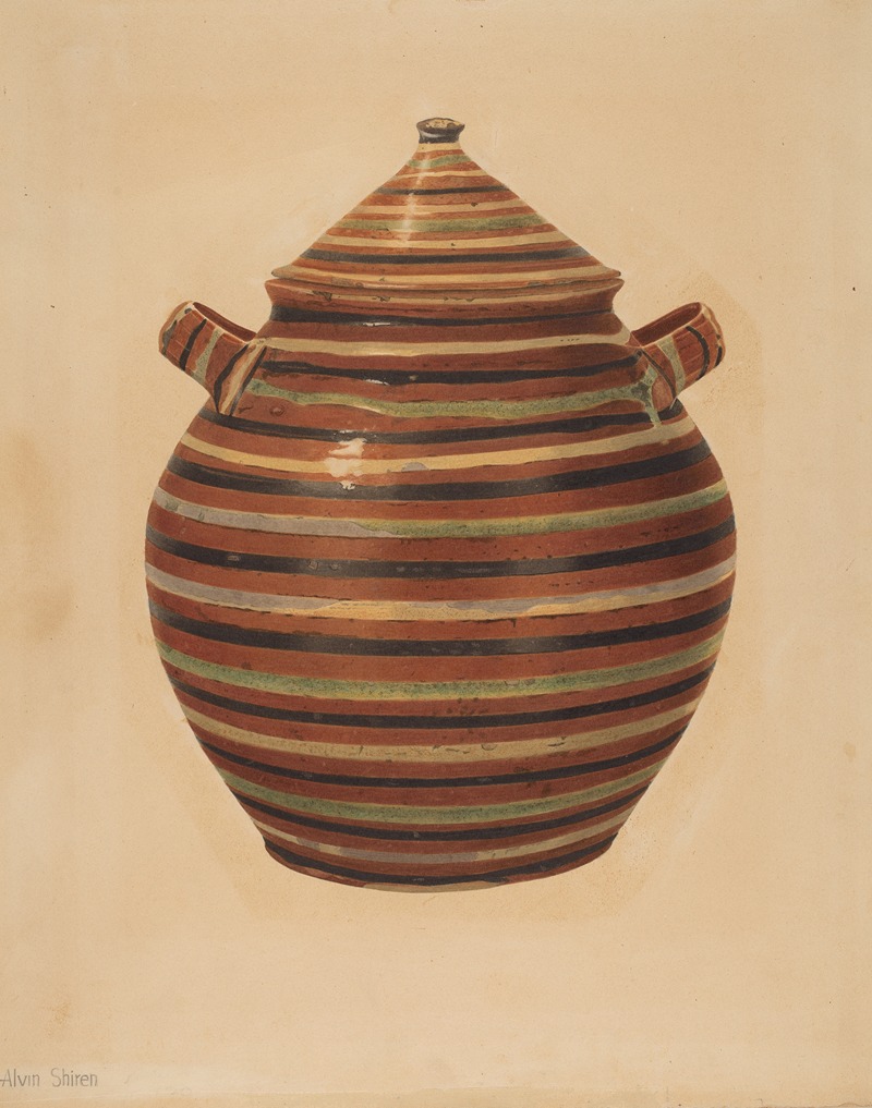 Alvin Shiren - Jar with Cover