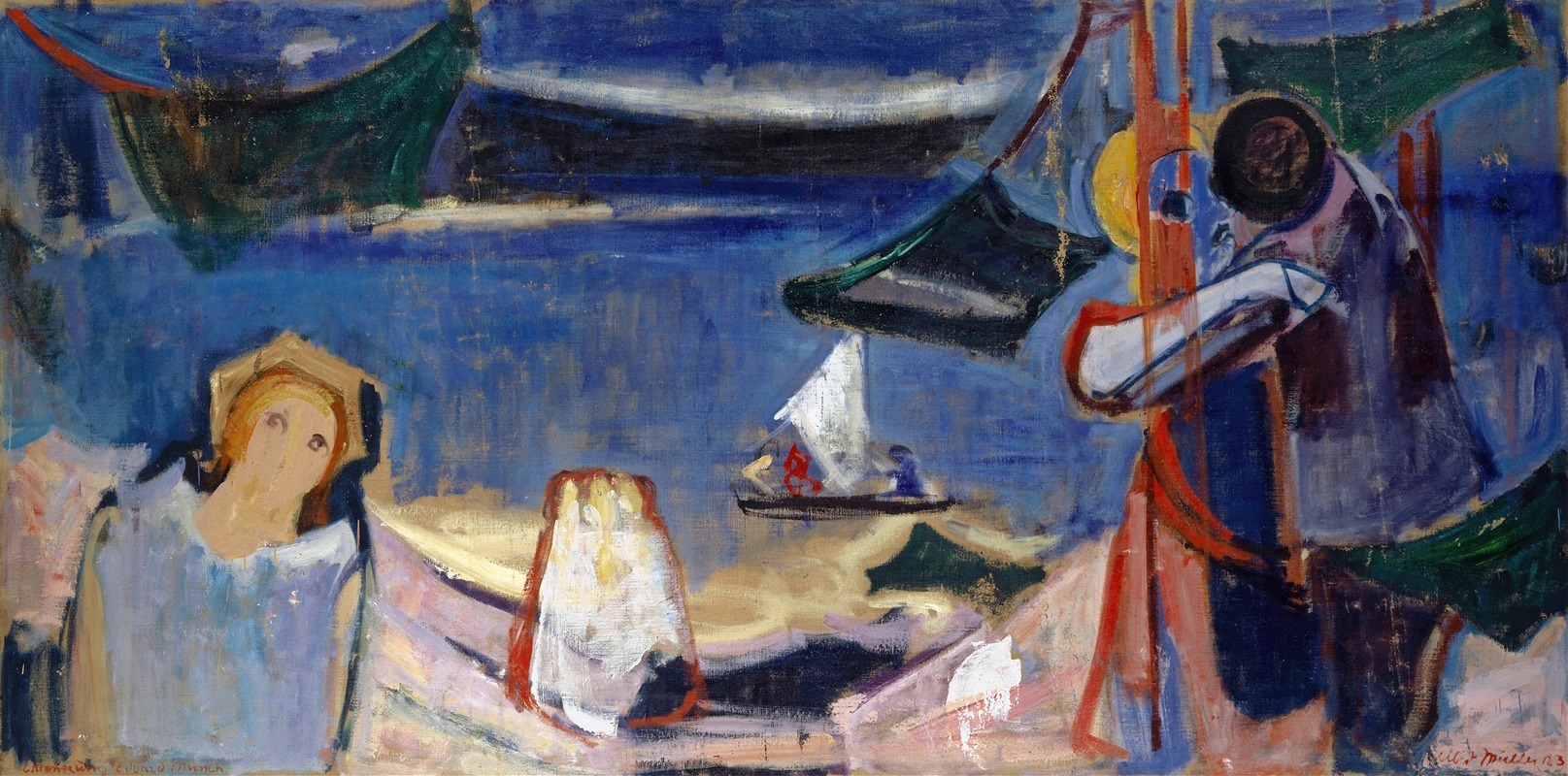 Albert Müller - Reminiscence of Edvard Munch