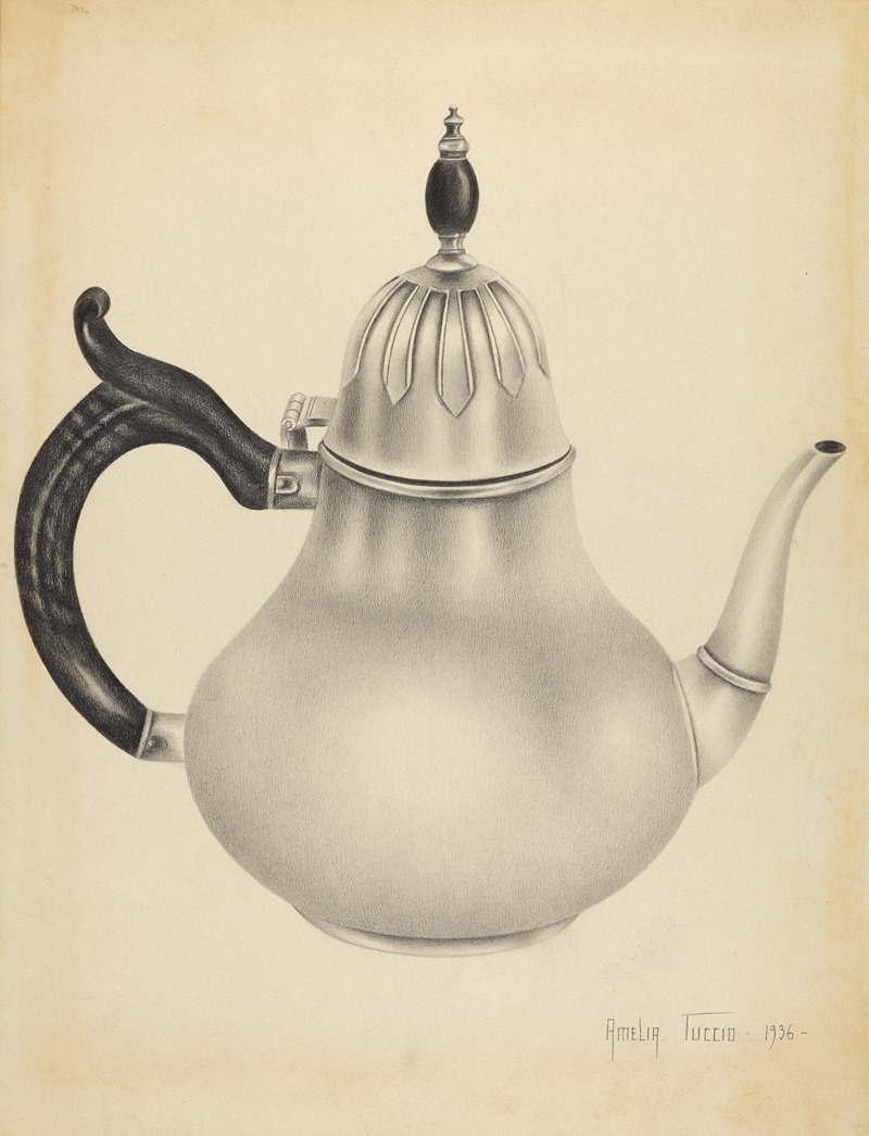 Amelia Tuccio - Silver Teapot