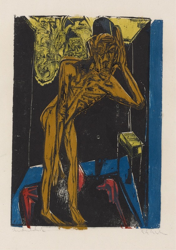 Ernst Ludwig Kirchner - Schlemihl in der Einsamkeit des Zimmers