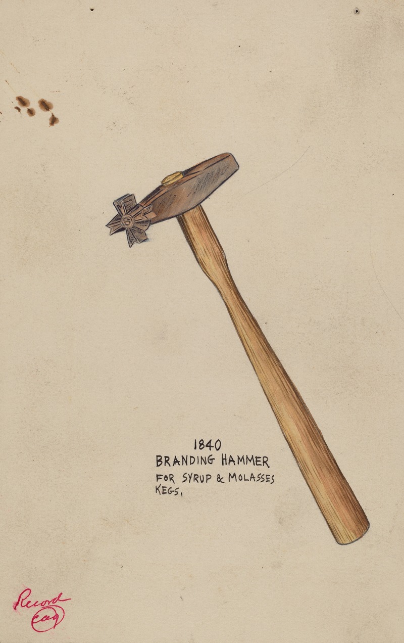 American 20th Century - Branding Hammer