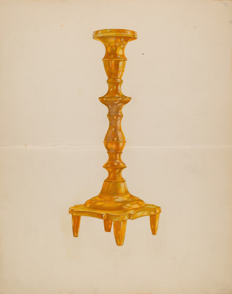 American 20th Century - Candlestick