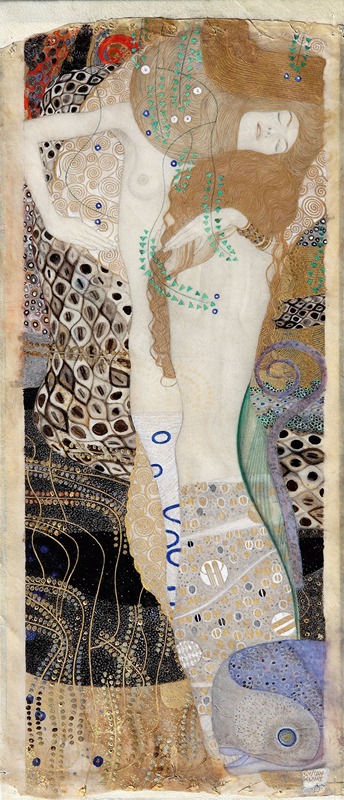 Gustav Klimt - Girlfriends (water snakes I)