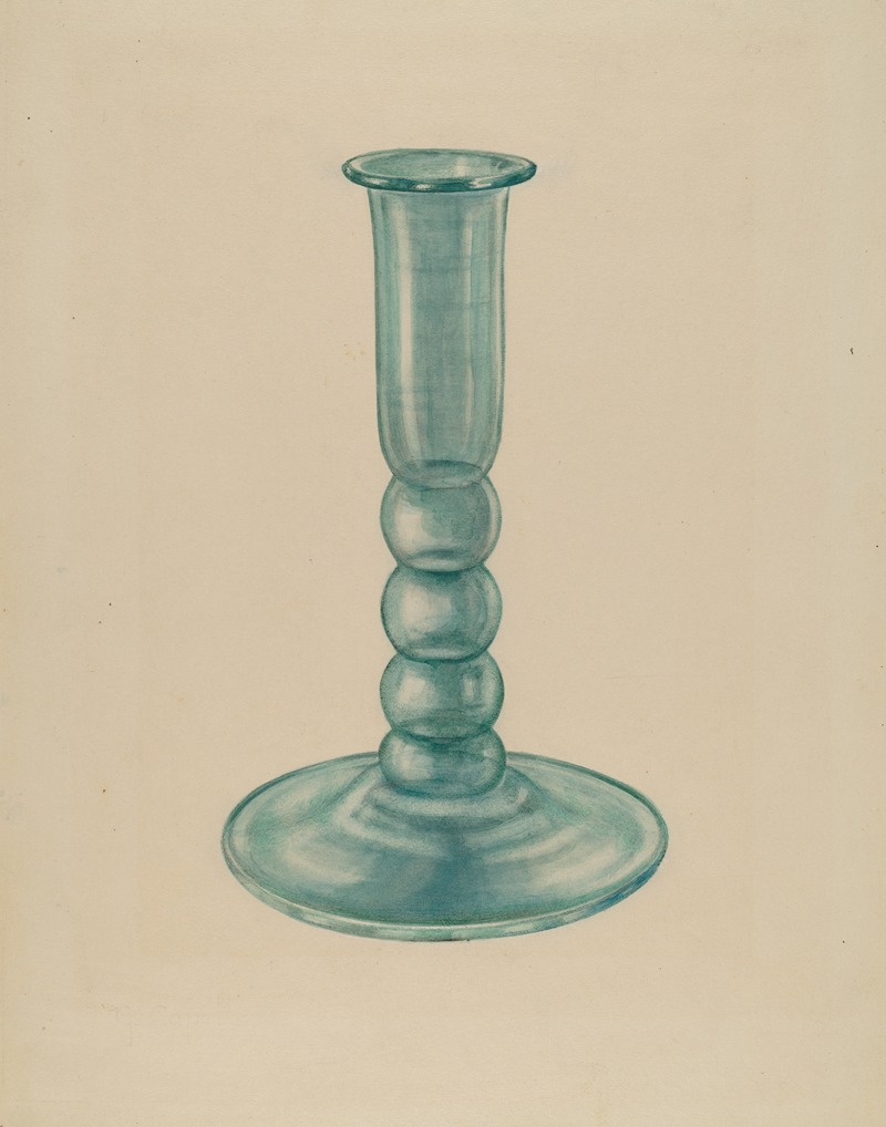 American 20th Century - Candlestick