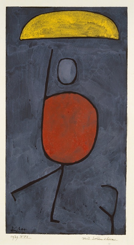 Paul Klee - With an umbrella