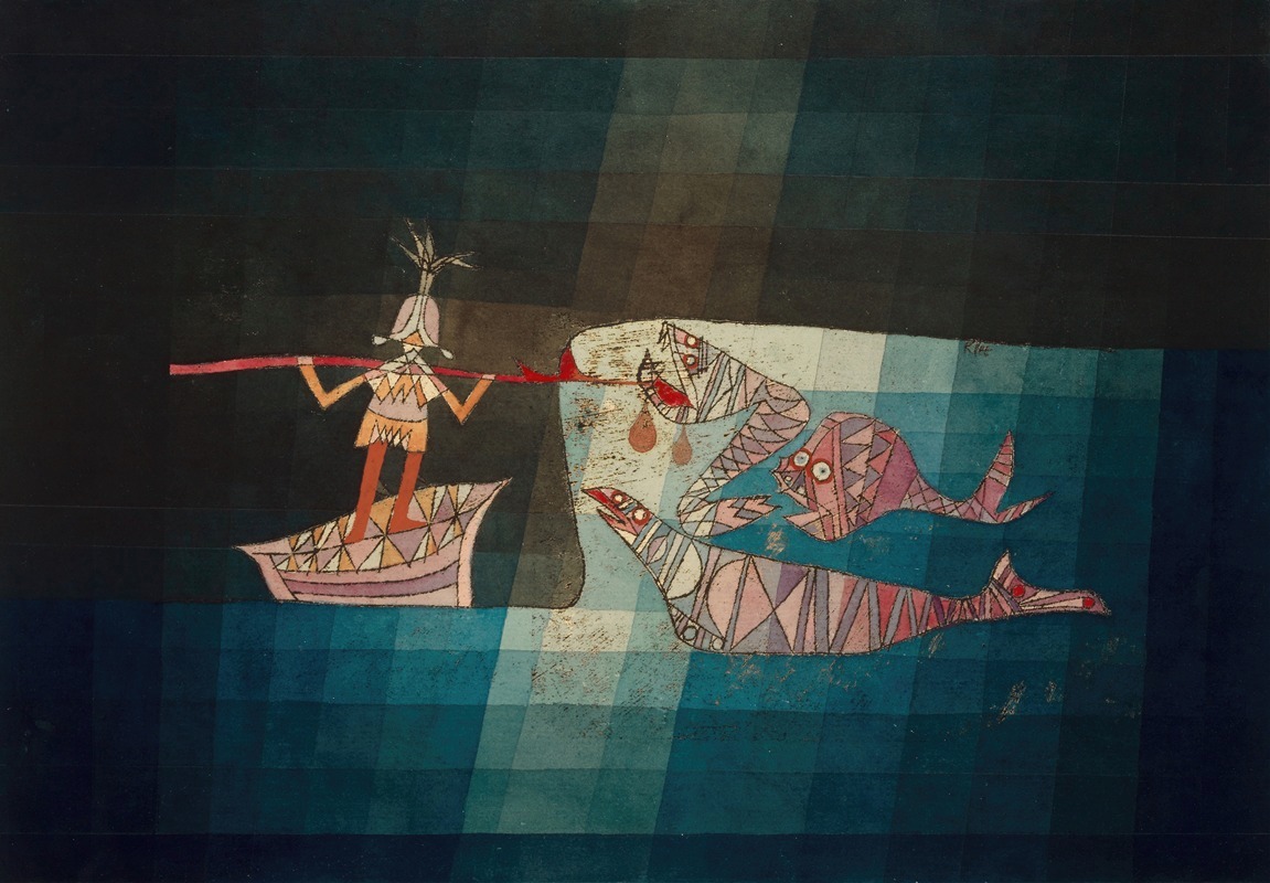 Paul Klee - Fighting scene from the comic-fantastic opera ‘the seafarer’