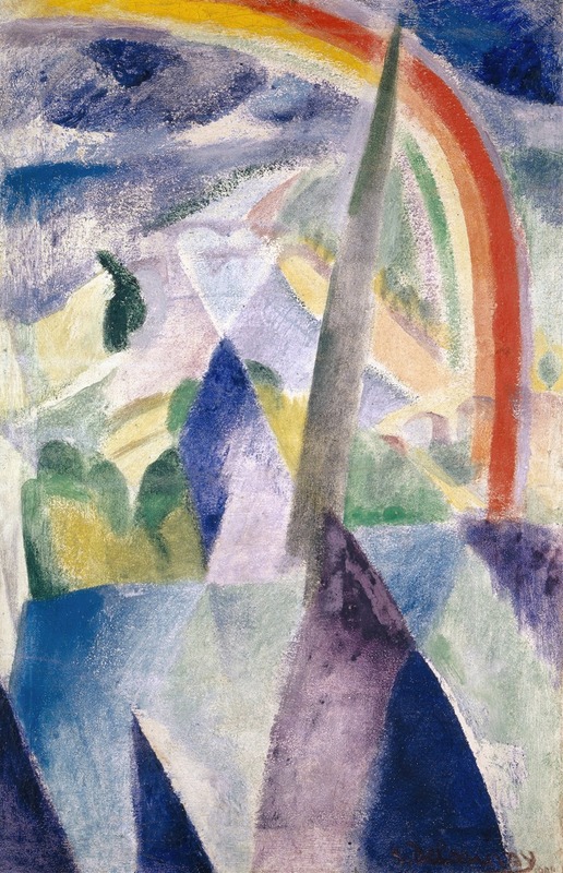 Robert Delaunay - The Spire of Notre-Dame (View of Paris, Notre-Dame)