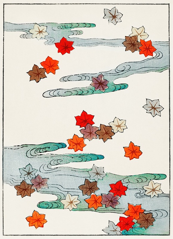 Watanabe Seitei - Autumn and water illustration