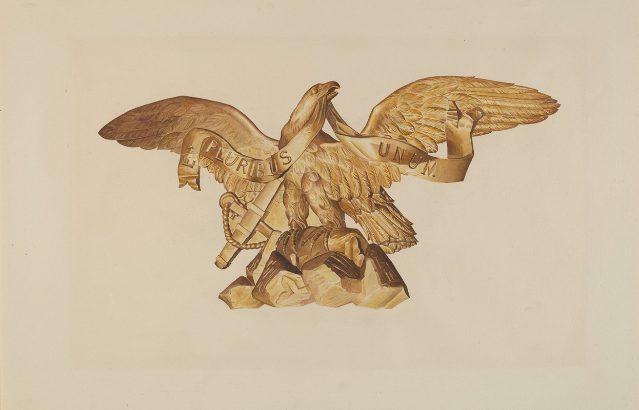 American 20th Century - Eagle from USS Enterprise