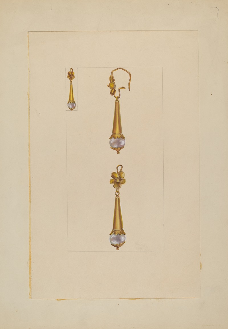 American 20th Century - Earrings