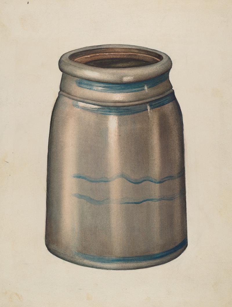 American 20th Century - Earthenware Jar