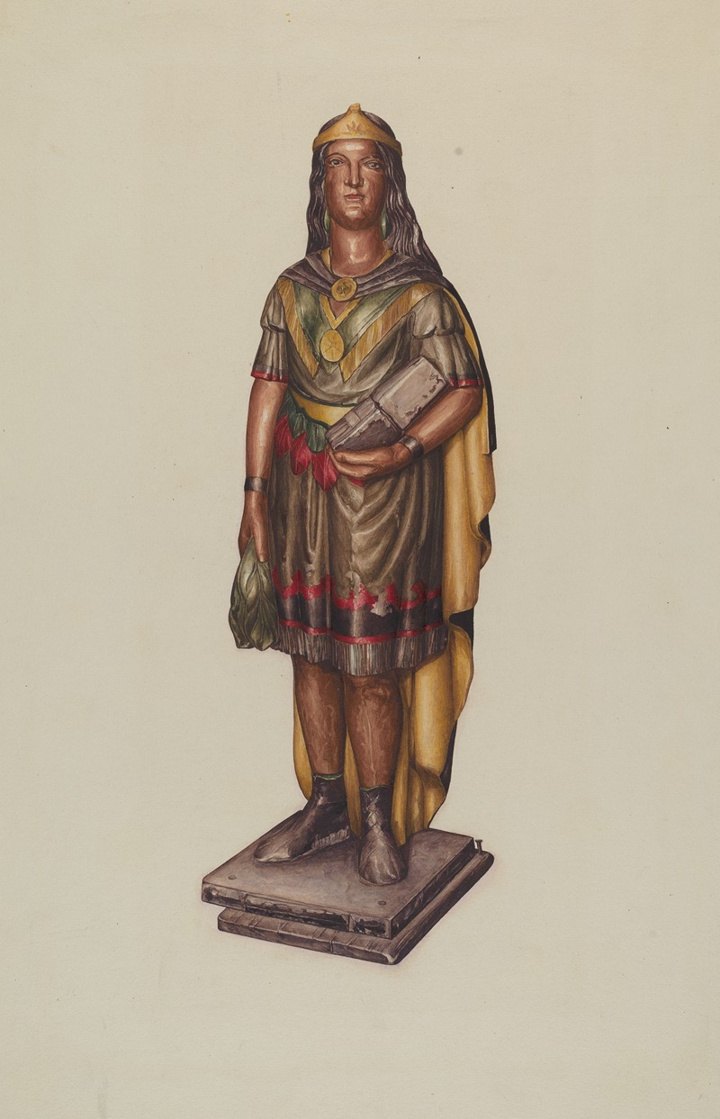 American 20th Century - Indian Figure