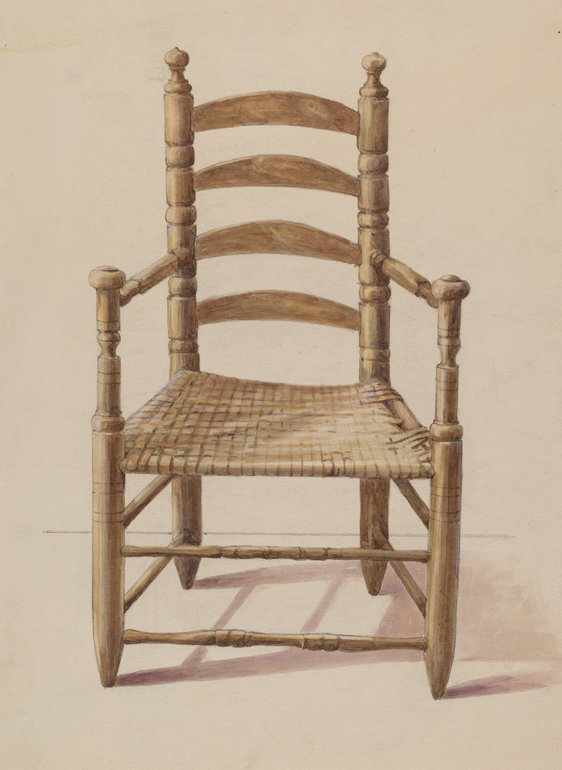 American 20th Century - Ladder Back Chair