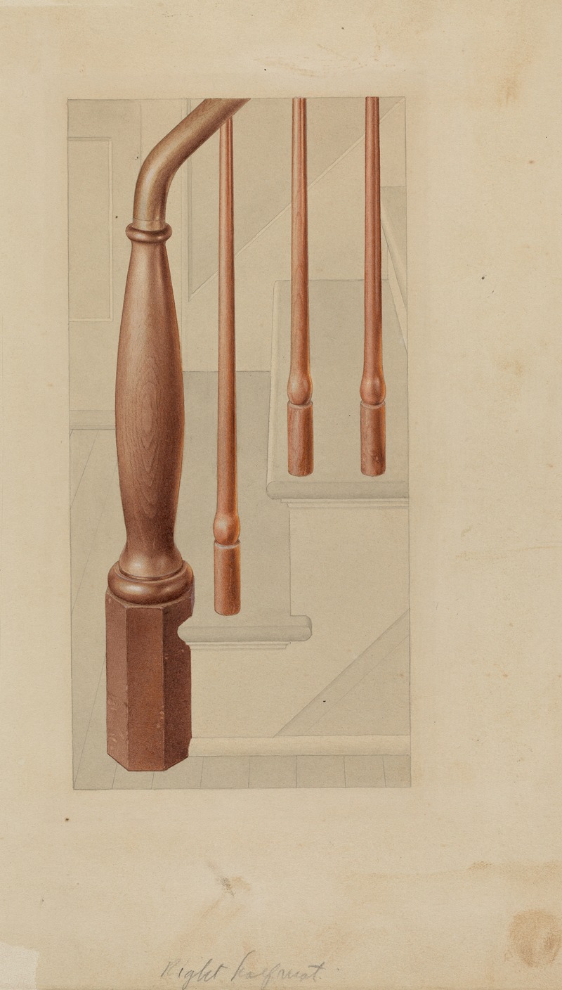 American 20th Century - Newel Post