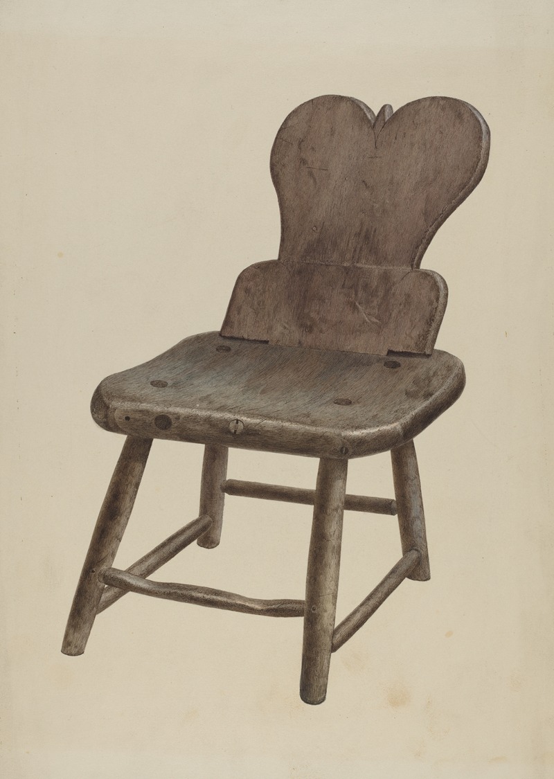American 20th Century - Pa. German Chair