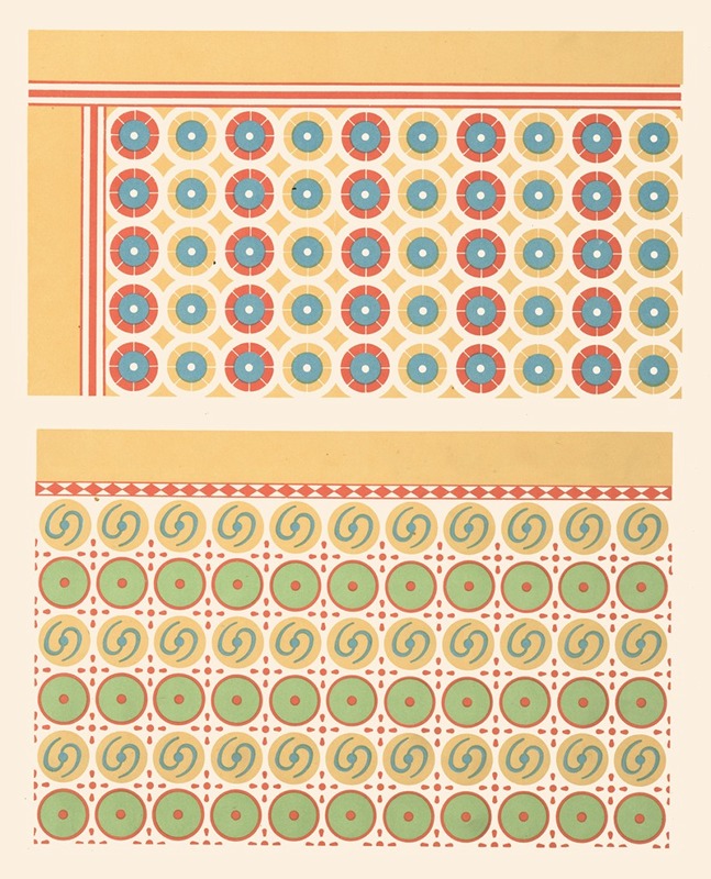 Gustave Jéquier - 20. Plafond du Tombeau D’amenheb (n° 90), 21. Plafond du Tombeau de Menkheper (n° 79)