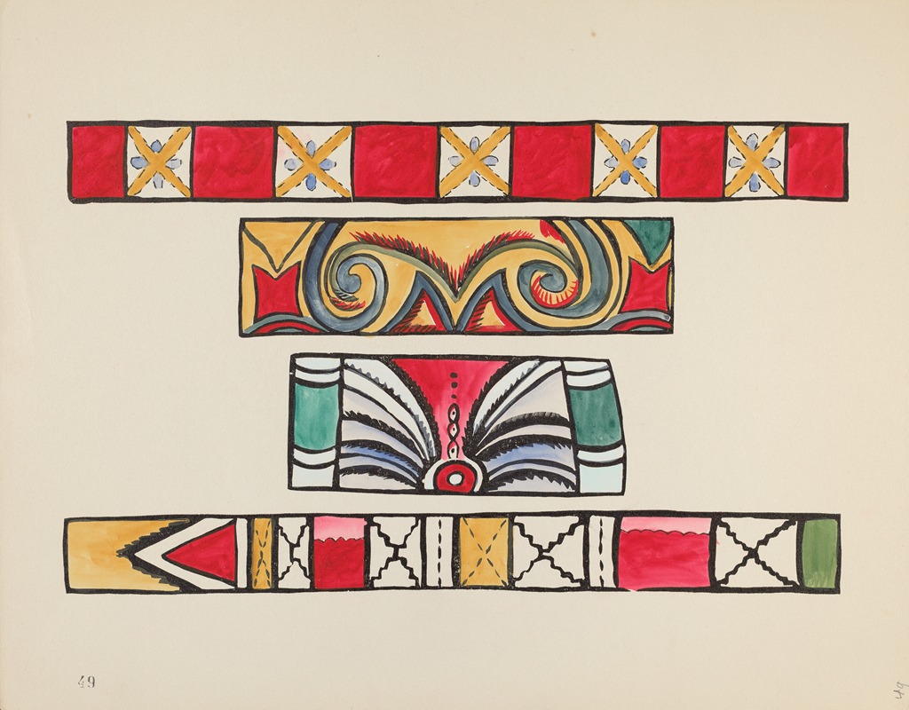 American 20th Century - Plate 49 – From Portfolio Spanish Colonial Designs of New Mexico