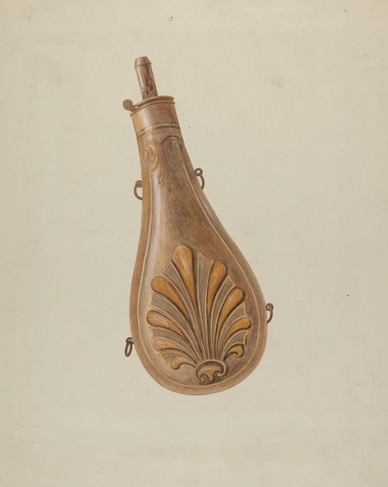 American 20th Century - Powder Flask