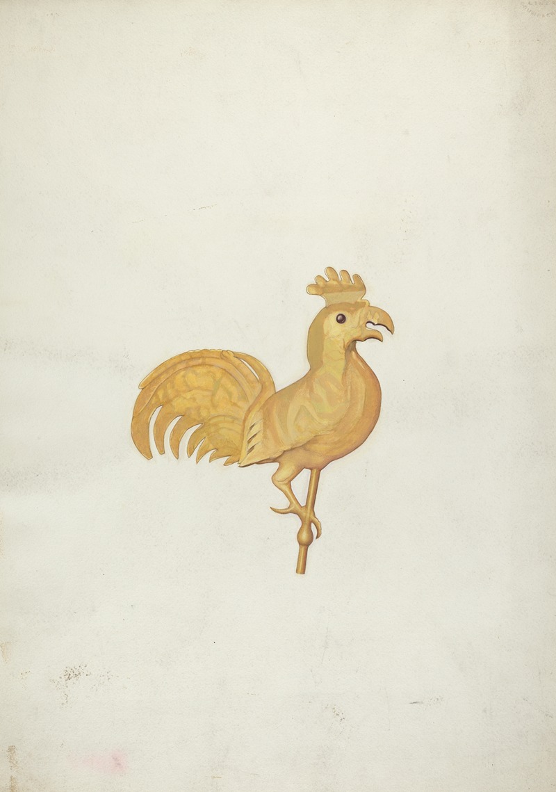 American 20th Century - Rooster Weather Vane