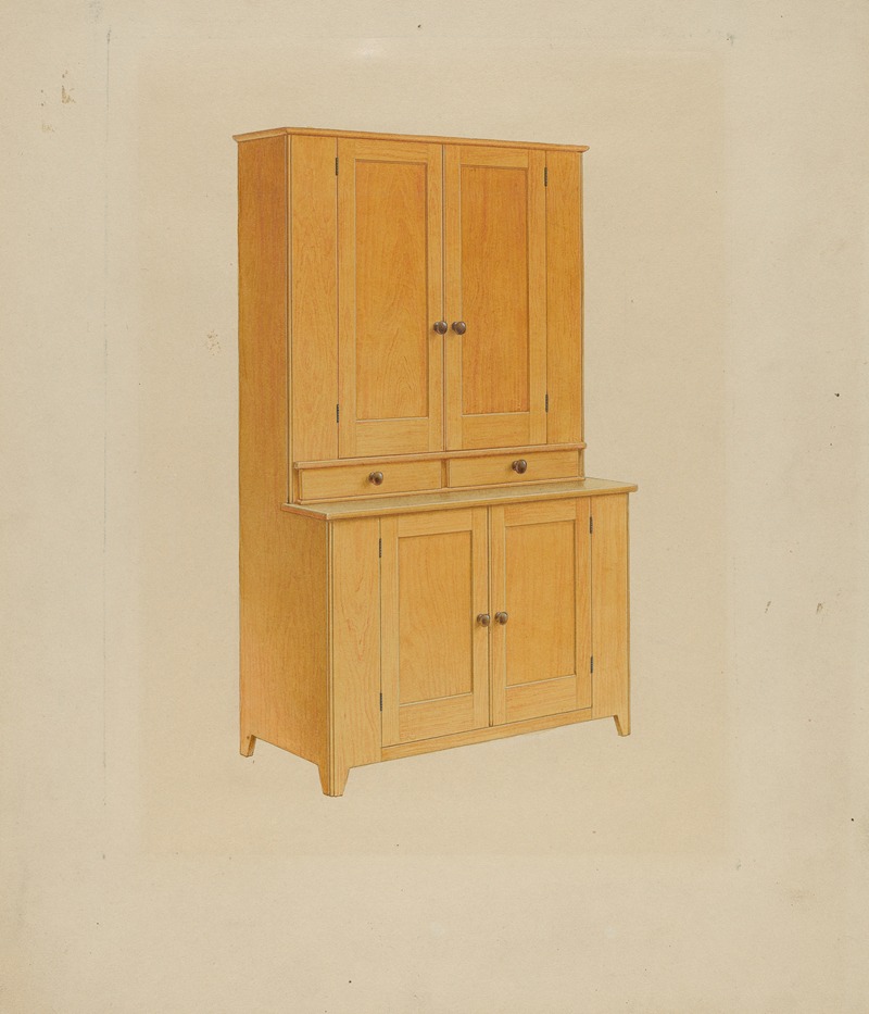 American 20th Century - Shaker Cupboard