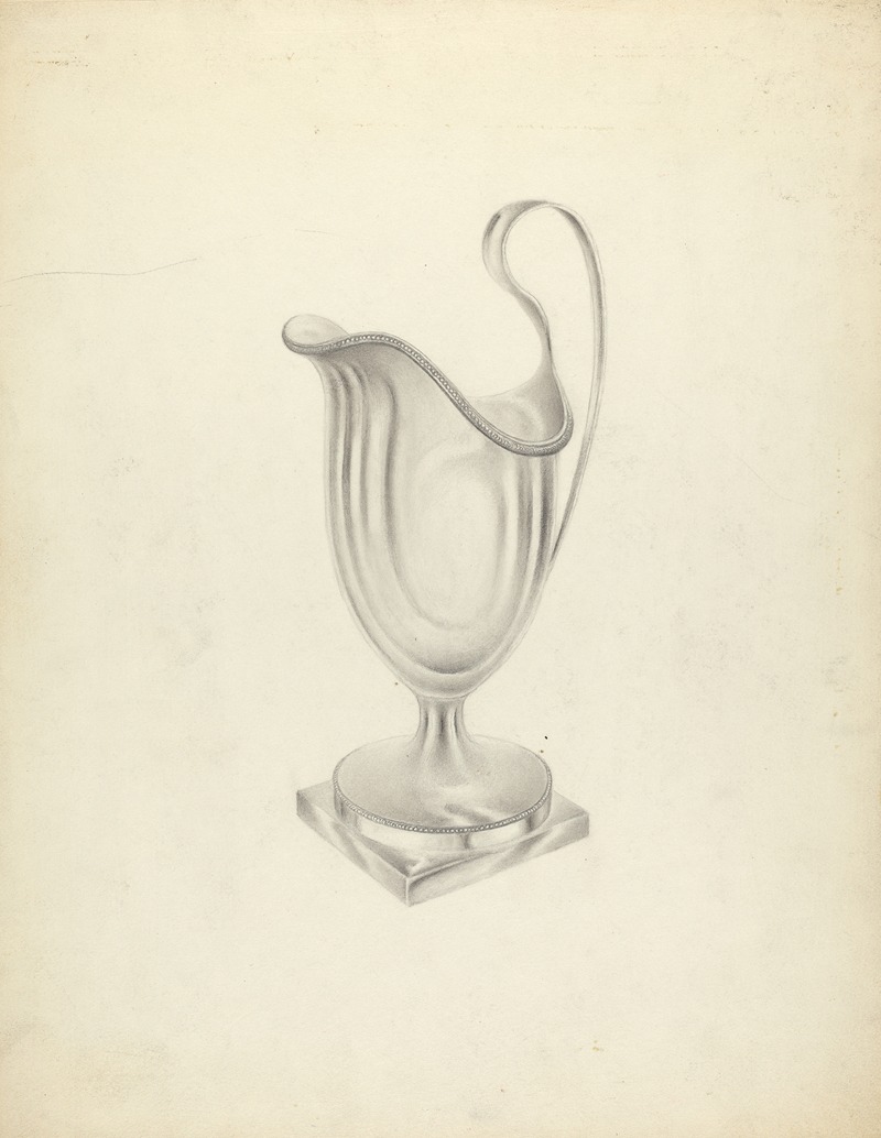 American 20th Century - Silver Pitcher