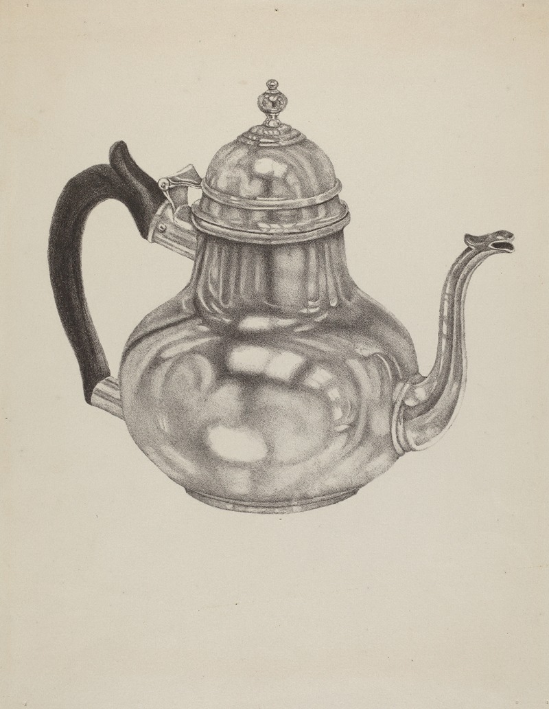 American 20th Century - Silver Teapot