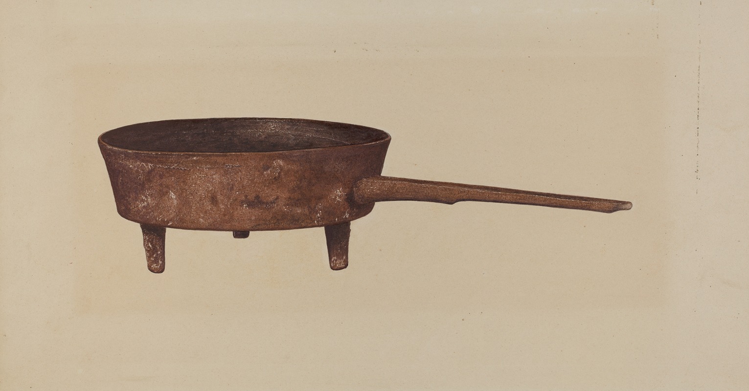 American 20th Century - Skillet with Four Legs