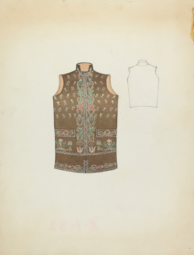 American 20th Century - Sleeveless Jacket