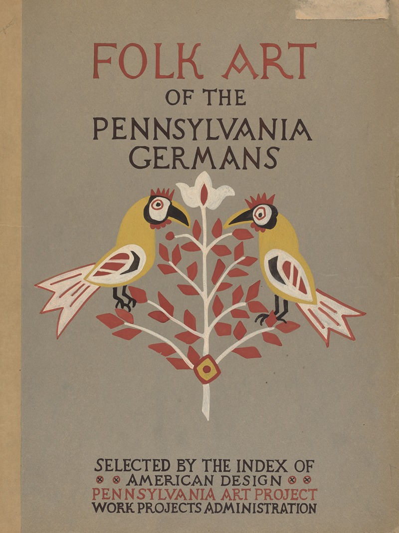 American 20th Century - Study for Portfolio – Folk Art of Rural Pennsylvania