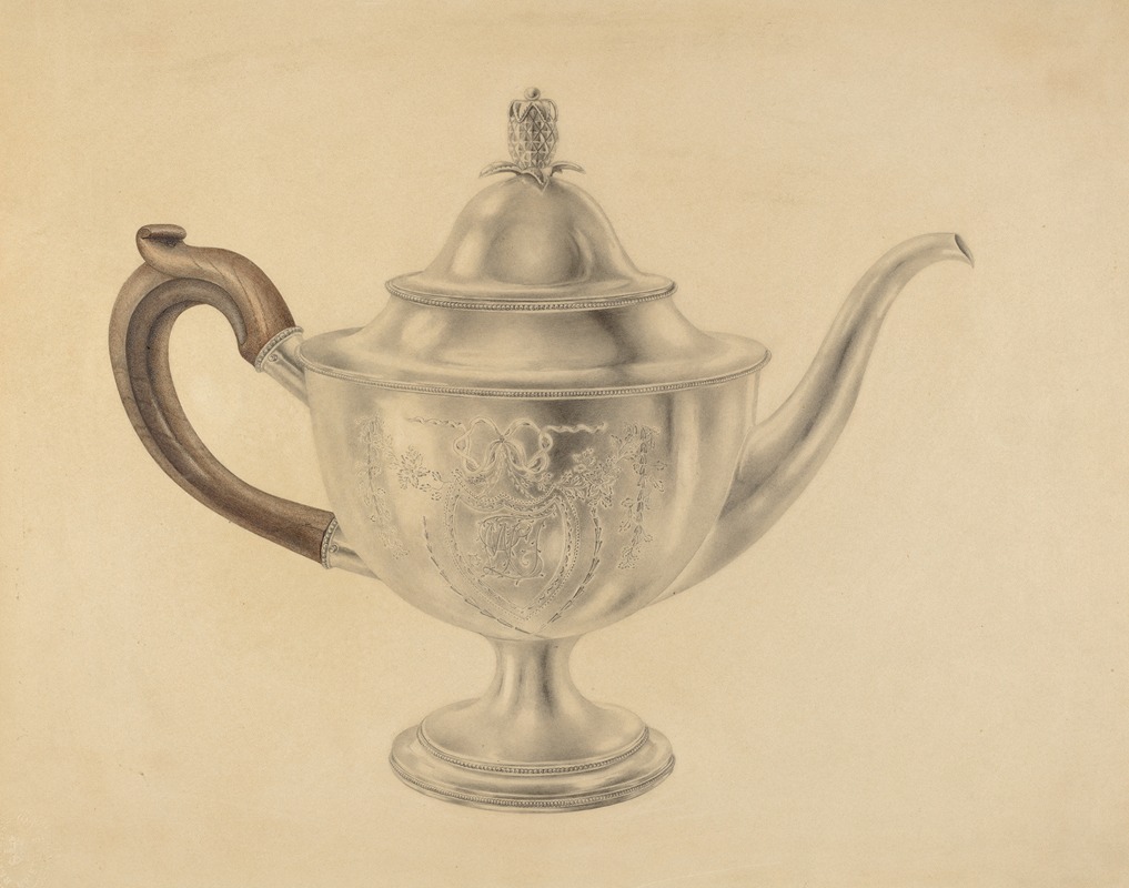 American 20th Century - Teapot