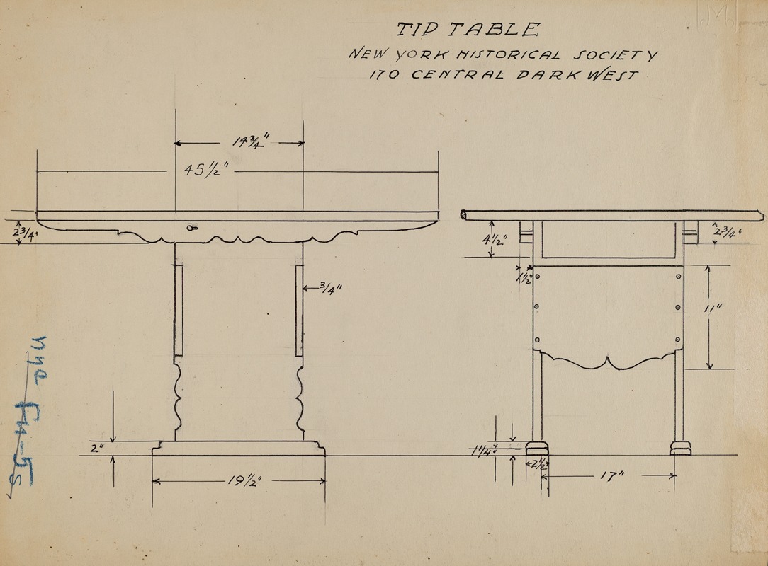 American 20th Century - Tip Table