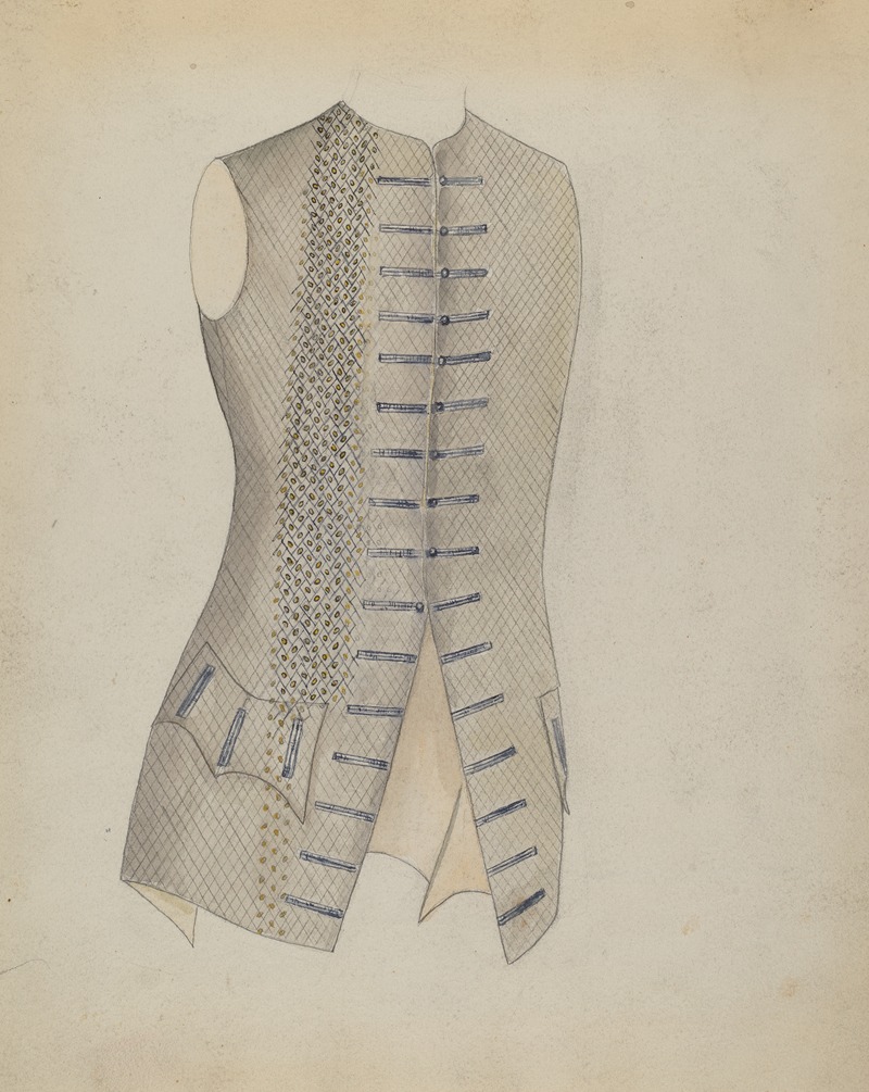 American 20th Century - Waistcoat